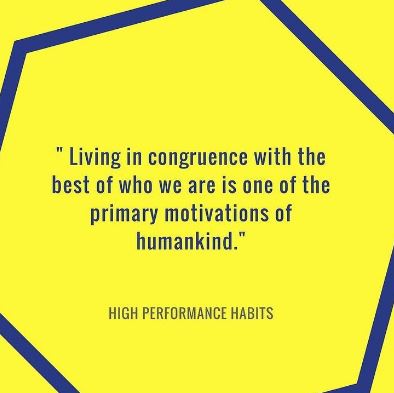 high performance habit quote